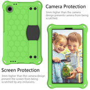 For Blackview Tab 60 8.7 2023 Honeycomb EVA Hybrid PC Tablet Case with Strap(Green+Black)