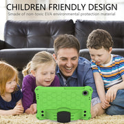 For Blackview Tab 60 8.7 2023 Honeycomb EVA Hybrid PC Tablet Case with Strap(Green+Black)