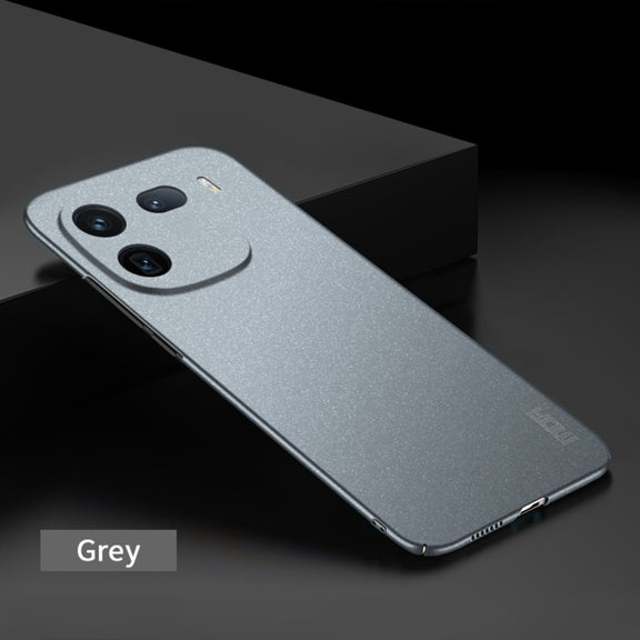 For vivo iQOO 12 MOFI Fandun Series Frosted PC Ultra-thin All-inclusive Phone Case(Gray)
