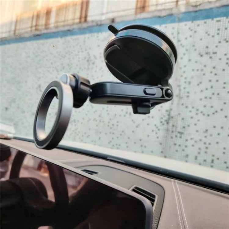 Car Dashboard / Windshield Compatible Magnet Type Phone Holder Suction Cup Base