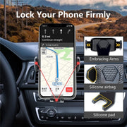 360 Degree Rotation Mobile Phone Holder Bracket Car Air Outlet Clip Mount