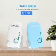 WAVLINK WN576K2 AC1200 Household WiFi Router Network Extender Dual Band Wireless Repeater, Plug:EU Plug (Blue)