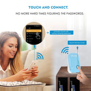 WAVLINK WS-WN576A2 AC750 Household WiFi Router Network Extender Dual Band Wireless Repeater, Plug:US Plug