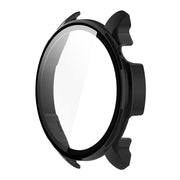 For Amazfit Balance A2286 ENKAY Hat-Prince Full Coverage Tempered Glass Film Integrated PC Watch Case(Black)