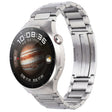 For Huawei Watch 4 / 4 Pro H-Shaped Folding Buckle Stainless Steel Metal Watch Band(Silver) - Watch Bands by PMc TechLife | Online Shopping South Africa | PMc TechLife | Buy Now Pay Later Mobicred