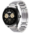 For Huawei Watch Ultimate / Buds H-Shaped Folding Buckle Stainless Steel Metal Watch Band(Silver) - Watch Bands by PMC TechLife | Online Shopping South Africa | PMC TechLife
