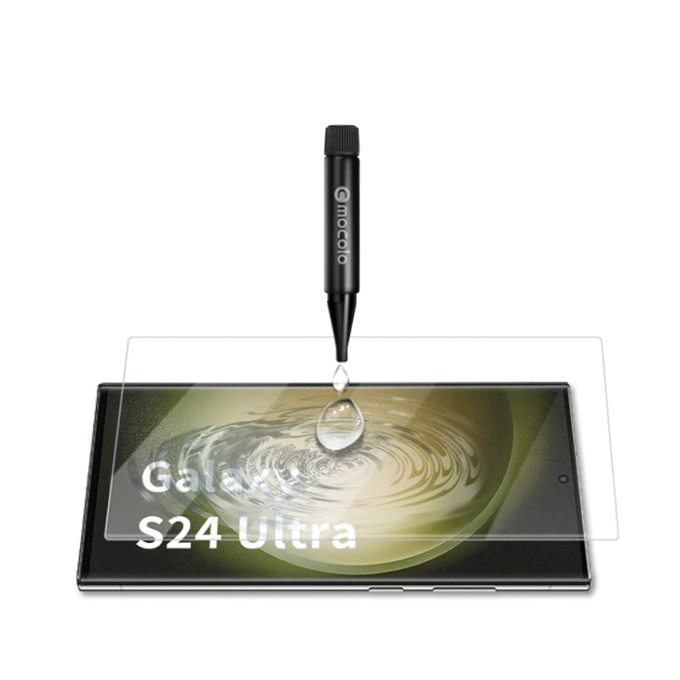 For Samsung Galaxy S24 Ultra 5G mocolo 9H 3D Full Screen UV Tempered Glass Screen Film