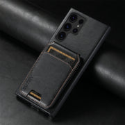For Samsung Galaxy S24+ 5G Suteni H02 Leather Wallet Stand Back Phone Case(Black)