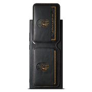 For Samsung Galaxy S24+ 5G Suteni H02 Leather Wallet Stand Back Phone Case(Black)