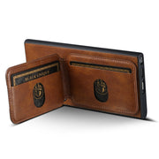 For Samsung Galaxy S24 Ultra Suteni H02 Leather Wallet Stand Back Phone Case(Brown)
