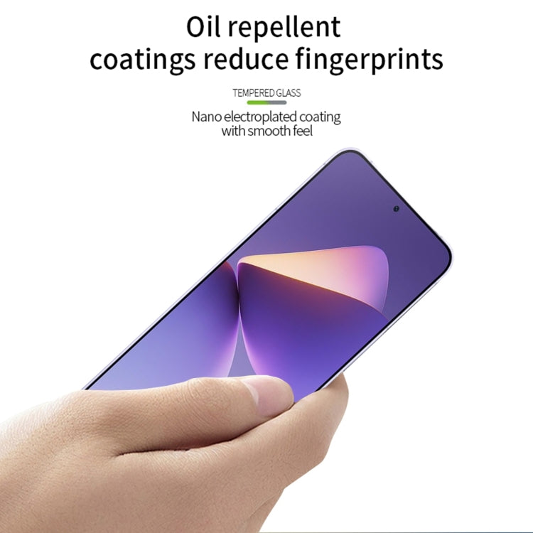 For Meizu 21 MOFI 9H 2.5D Full Screen Tempered Glass Film(Black)