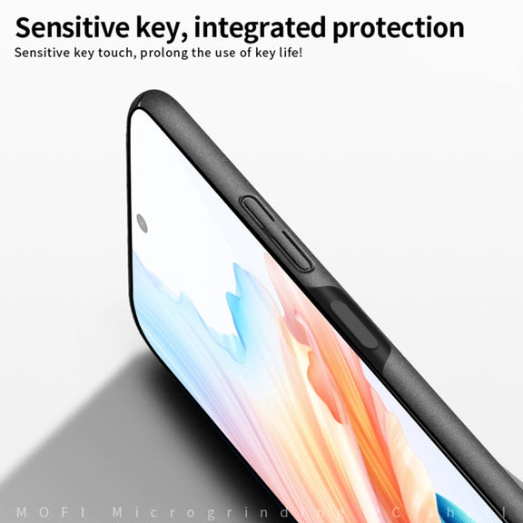 For OPPO A2 / A79 5G MOFI Fandun Series Frosted PC Ultra-thin All-inclusive Phone Case(Black)