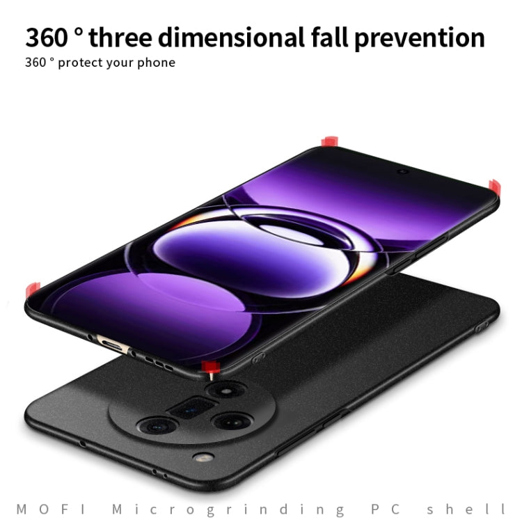 For OPPO Find X7 MOFI Fandun Series Frosted PC Ultra-thin All-inclusive Phone Case(Red)