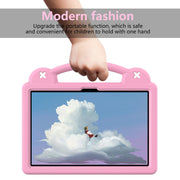 For Lenovo Tab P11 / J606F Handle Kickstand Children EVA Shockproof Tablet Case(Pink)