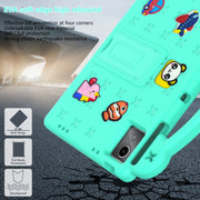 For TCL Tab 11 9466x3 Handle Kickstand Children EVA Shockproof Tablet Case(Mint Green)