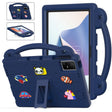 For TCL Nxt Pader 11 2023 Handle Kickstand Children EVA Shockproof Tablet Case(Navy Blue) - Others by PMC TechLife | Online Shopping South Africa | PMC TechLife | Buy Now Pay Later Mobicred
