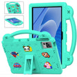For DOOGEE T30 Pro 11 2023 Handle Kickstand Children EVA Shockproof Tablet Case(Mint Green) - Others by PMC TechLife | Online Shopping South Africa | PMC TechLife | Buy Now Pay Later Mobicred