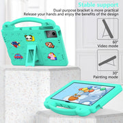 For DOOGEE T30 Pro 11 2023 Handle Kickstand Children EVA Shockproof Tablet Case(Mint Green)