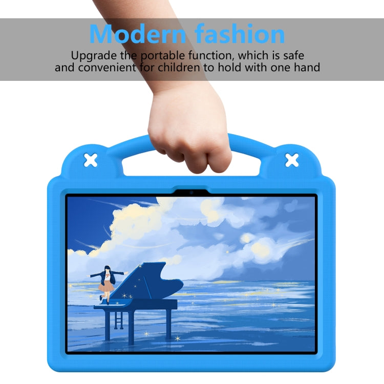 For DOOGEE T30 Pro 11 2023 Handle Kickstand Children EVA Shockproof Tablet Case(Sky Blue)