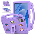 For DOOGEE T30 Pro 11 2023 Handle Kickstand Children EVA Shockproof Tablet Case(Light Purple) - Others by PMC TechLife | Online Shopping South Africa | PMC TechLife | Buy Now Pay Later Mobicred