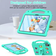 For Huawei MetePad 11 2023 / 2021 Handle Kickstand Children EVA Shockproof Tablet Case(Mint Green)