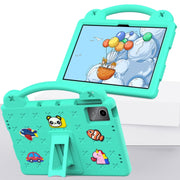 For Huawei MetePad 11 2023 / 2021 Handle Kickstand Children EVA Shockproof Tablet Case(Mint Green)