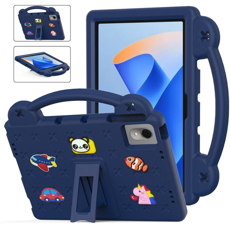 For Huawei MetePad 11 2023 / 2021 Handle Kickstand Children EVA Shockproof Tablet Case(Navy Blue)