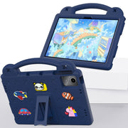 For Huawei MetePad 11 2023 / 2021 Handle Kickstand Children EVA Shockproof Tablet Case(Navy Blue)