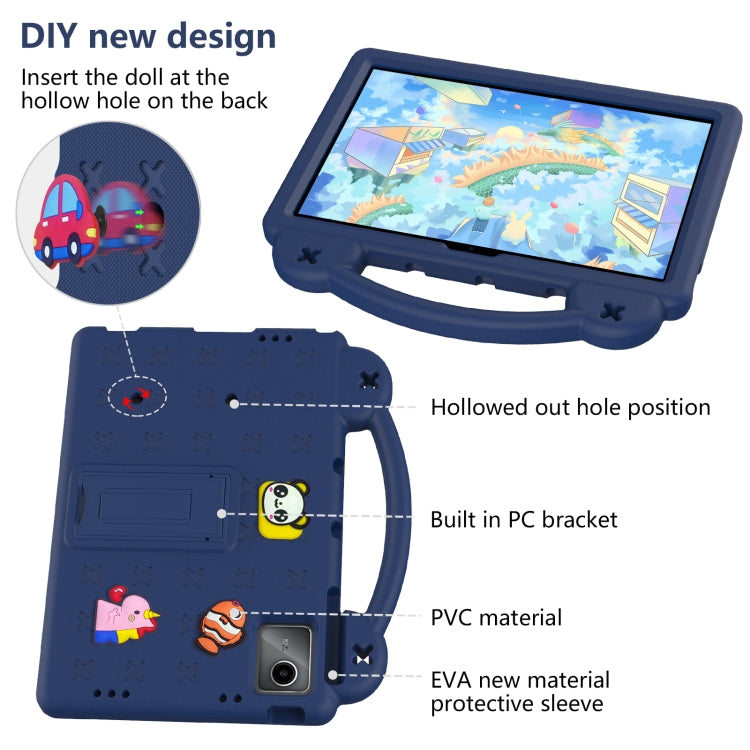 For Huawei MetePad 11 2023 / 2021 Handle Kickstand Children EVA Shockproof Tablet Case(Navy Blue)