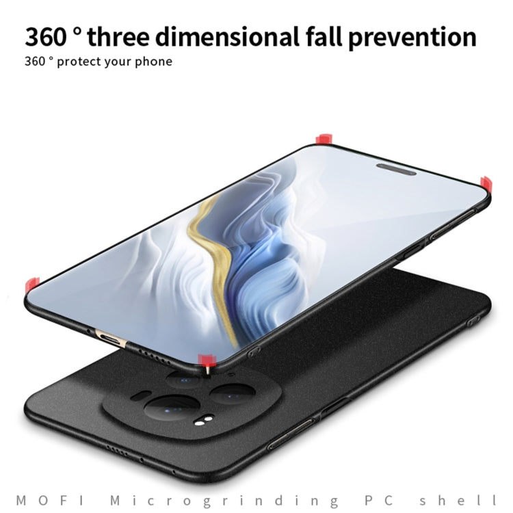 For Honor Magic6 Pro MOFI Fandun Series Frosted PC Ultra-thin All-inclusive Phone Case(Black)