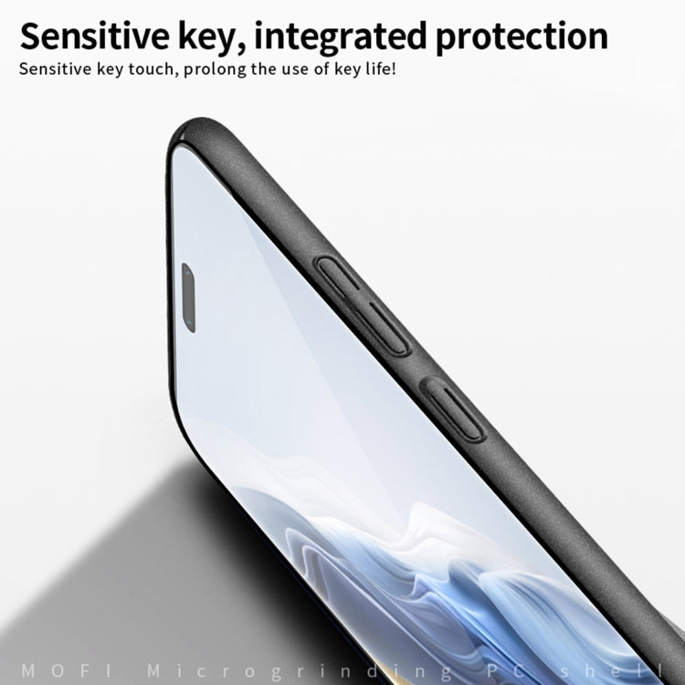 For Honor Magic6 Pro MOFI Fandun Series Frosted PC Ultra-thin All-inclusive Phone Case(Black)