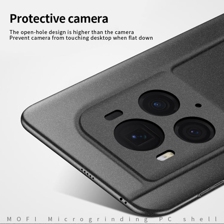 For Honor Magic6 Ultimate MOFI Fandun Series Frosted PC Ultra-thin All-inclusive Phone Case(Blue)