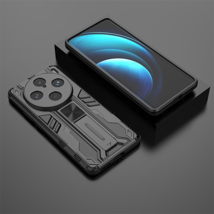 For vivo X100 Pro Supersonic Armor PC Hybrid TPU Phone Case(Black)