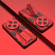 For vivo X100 Pro Supersonic Armor PC Hybrid TPU Phone Case(Red)