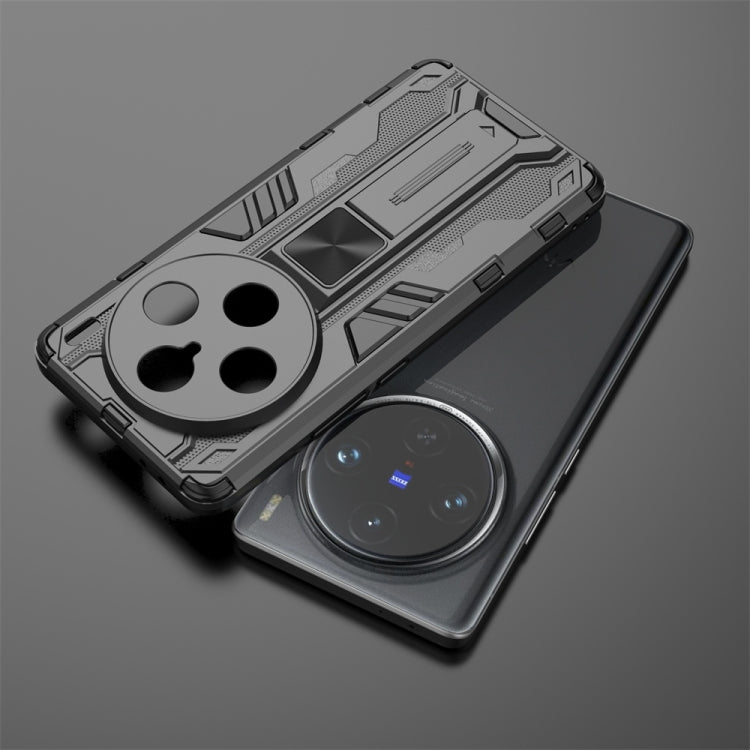 For vivo X100 Pro Supersonic Armor PC Hybrid TPU Phone Case(Red)