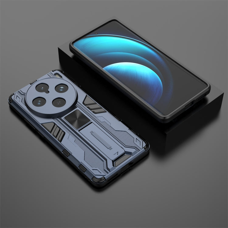 For vivo X100 Pro Supersonic Armor PC Hybrid TPU Phone Case(Blue)