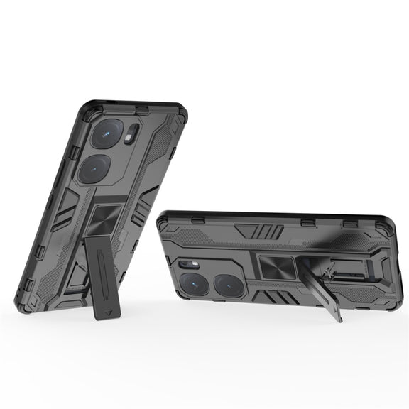 For vivo iQOO Neo9 Pro / Neo9 Supersonic Armor PC Hybrid TPU Phone Case(Black)