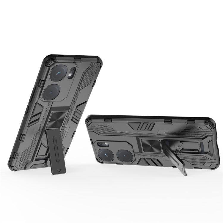 For vivo iQOO Neo9 Pro / Neo9 Supersonic Armor PC Hybrid TPU Phone Case(Black)