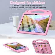 For  Lenovo Tab  P12 / Xiaoxin Pad Pro 12.7 Handle Kickstand Children EVA Shockproof Tablet Case(Pink)