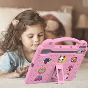 For  Lenovo Tab  P12 / Xiaoxin Pad Pro 12.7 Handle Kickstand Children EVA Shockproof Tablet Case(Pink)