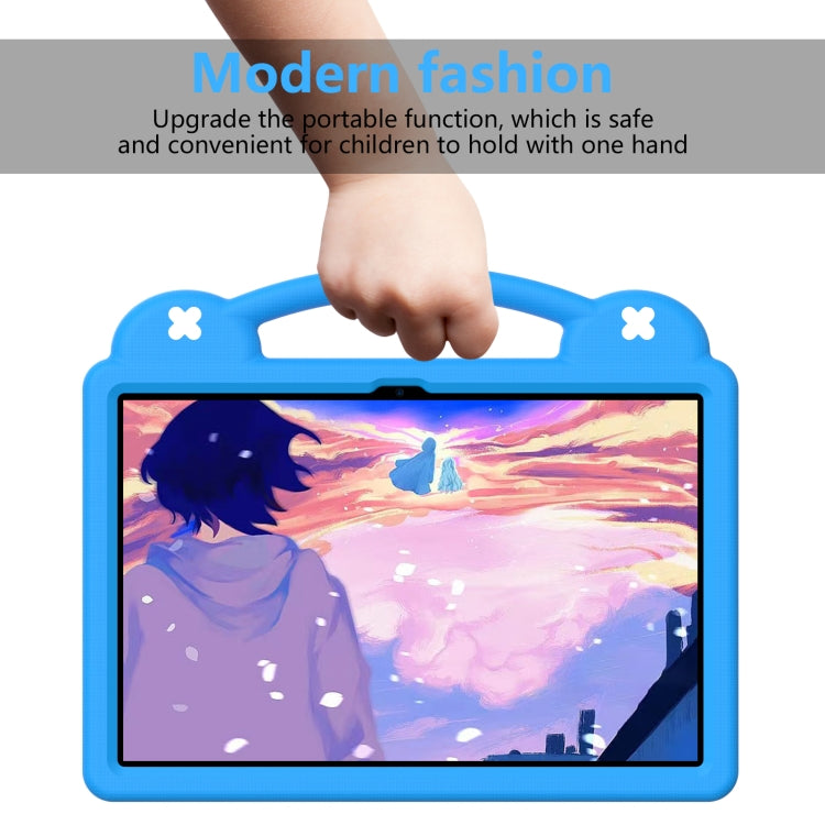 For  Lenovo Tab  P12 / Xiaoxin Pad Pro 12.7 Handle Kickstand Children EVA Shockproof Tablet Case(Sky Blue)