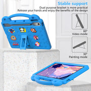 For  Lenovo Xiaoxin Pad Pro 12.7 2025 Handle Kickstand Children EVA Shockproof Tablet Case(Sky Blue)