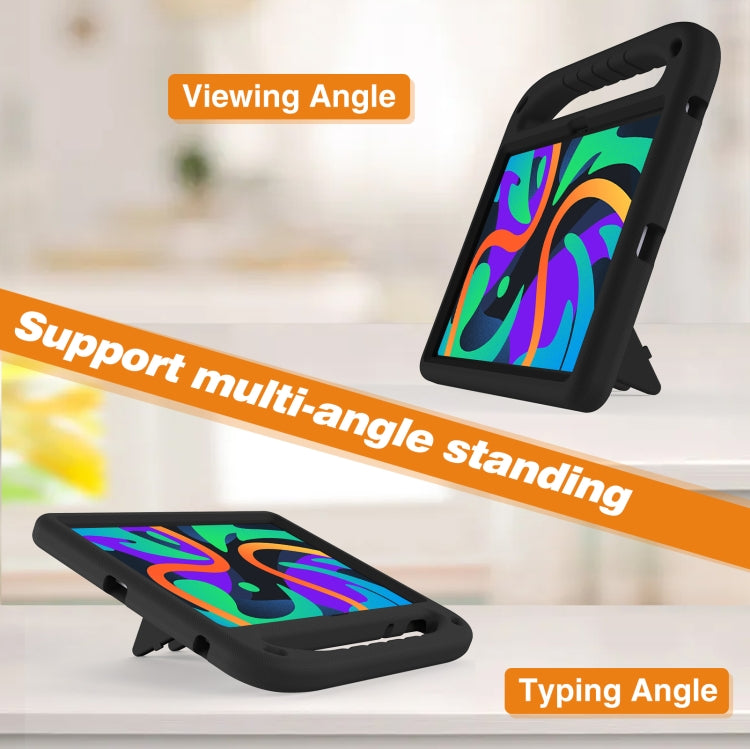 For Lenovo Tab  P12 / Xiaoxin Pad Pro 12.7 Handle EVA Shockproof Tablet Case with Holder(Black)