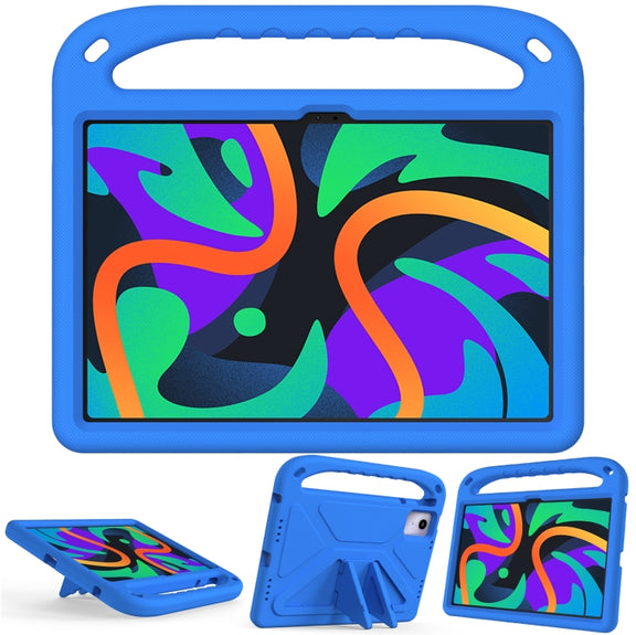 For Lenovo Tab  P12 / Xiaoxin Pad Pro 12.7 Handle EVA Shockproof Tablet Case with Holder(Blue)