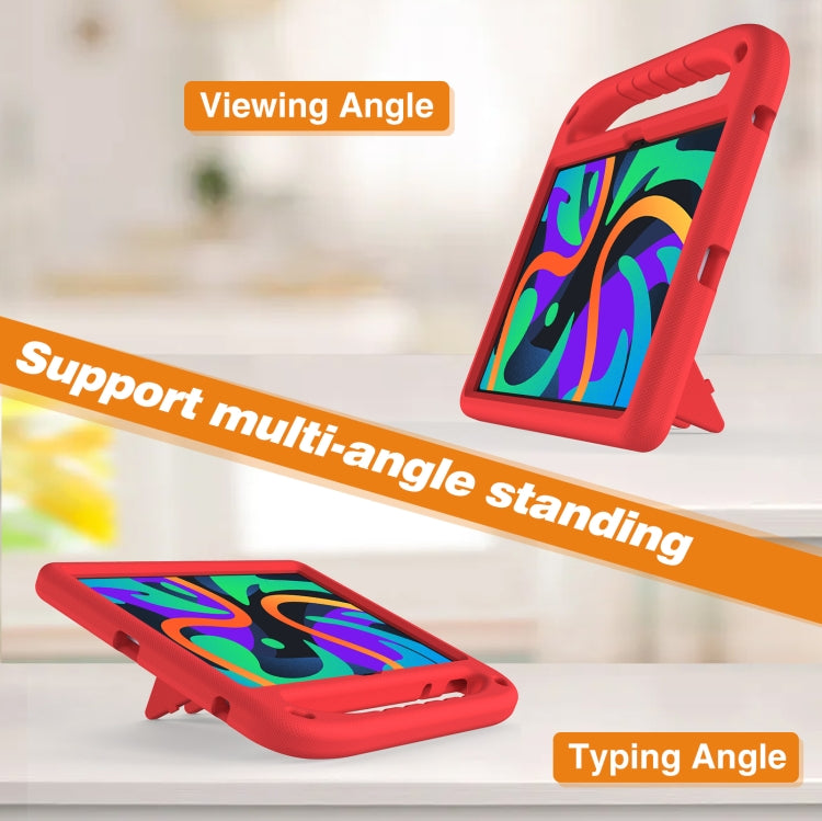 For Lenovo Tab  P12 / Xiaoxin Pad Pro 12.7 Handle EVA Shockproof Tablet Case with Holderr(Red)