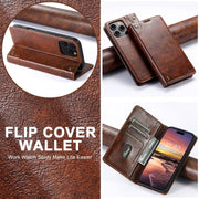 For iPhone 16e Suteni Baroque Calf Texture Buckle Wallet Leather Phone Case(Khaki)