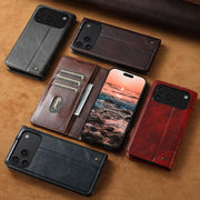For iPhone 16e Suteni Baroque Calf Texture Buckle Wallet Leather Phone Case(Khaki)