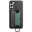 For Samsung Galaxy S24  5G Suteni H13 Card Wallet Wrist Strap Holder PU Phone Case(Black) - free shipping - PMC Jewellery - Order now!