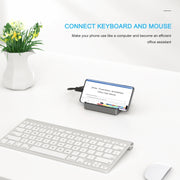 WAVLINK WL-UHP3D01 Portable Type-C Cell Phone Docking Station Multi-Port USB HUB Adapter(AU Plug)