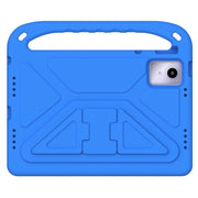 For Amazon Fire Max 11 2023 Handle EVA Shockproof Tablet Case with Holder(Blue)